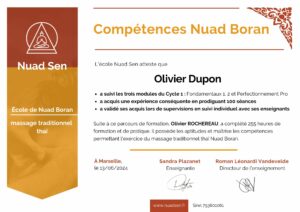 Certificat Compétence